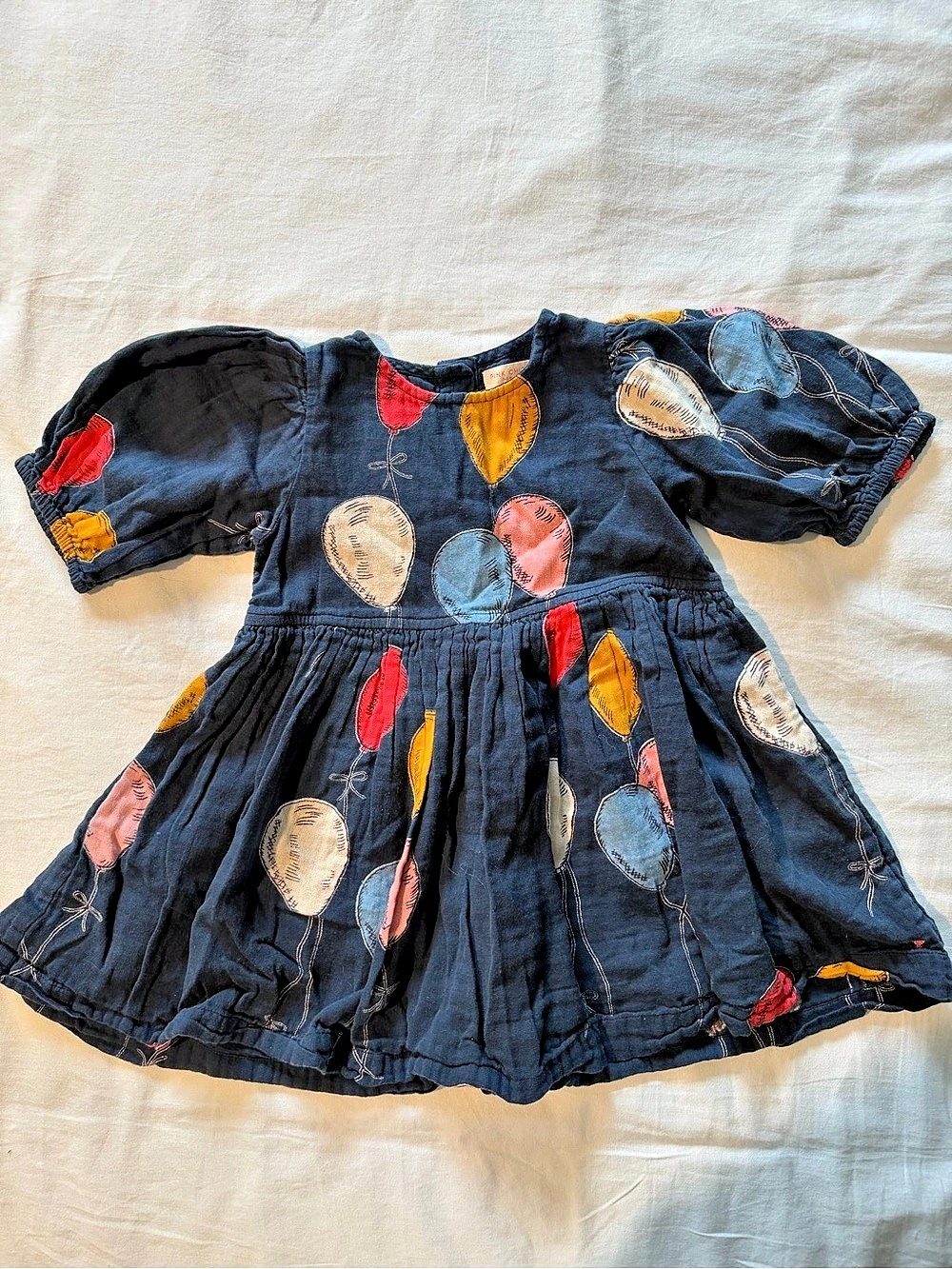 Pink Chicken Girls Balloon Print Dress Size 2T